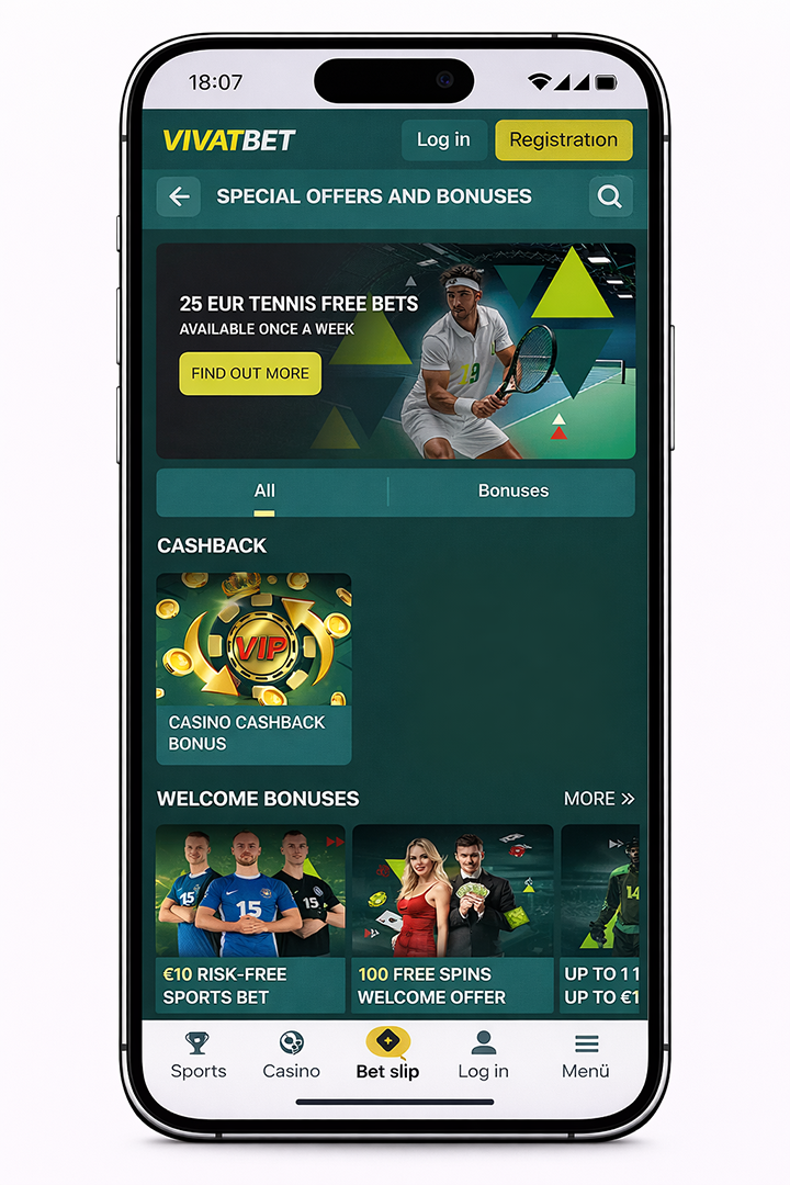 vivatbet bonuses